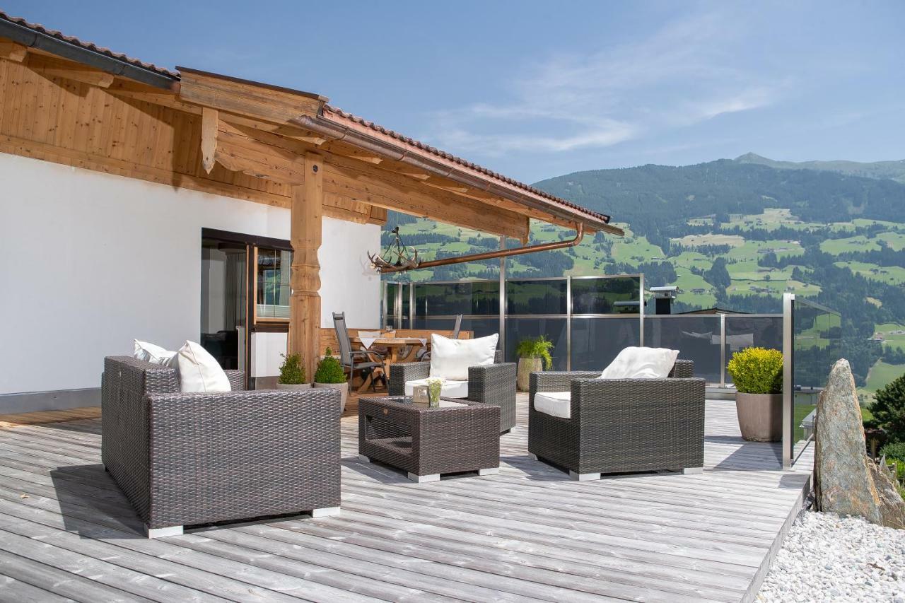 "Chalet Bergzeit" Ferienhaus Mit Sauna & Wellness Fuegenberg Ngoại thất bức ảnh